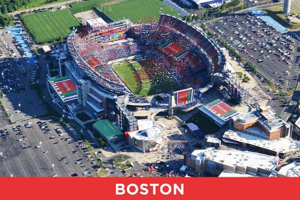 Estádio Gillette na Copa do Mundo 2026 em Boston