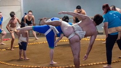 São Paulo tem o único ginásio público de sumô fora do Japão